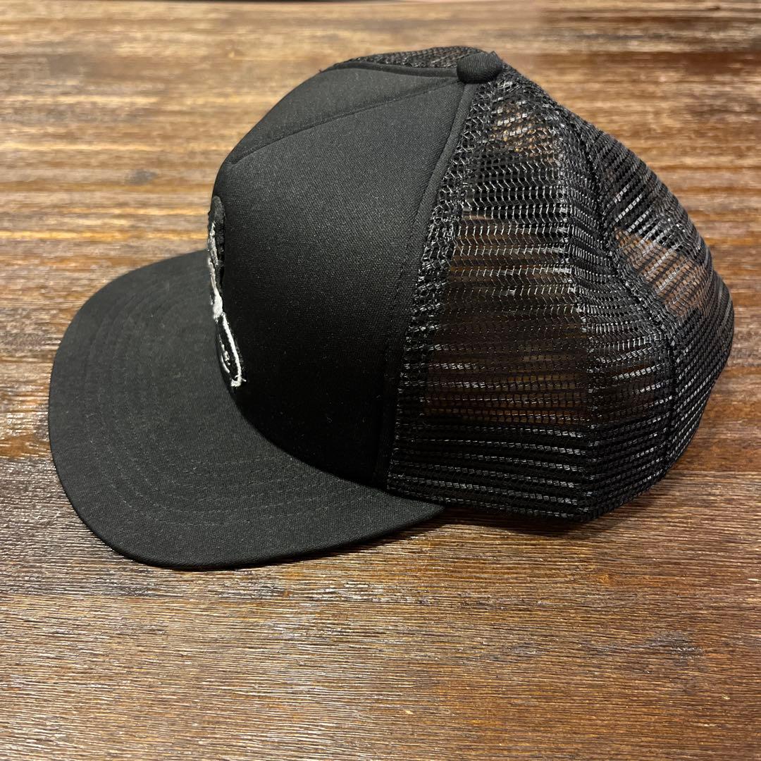 シュプリームブラックメッシュキャップ