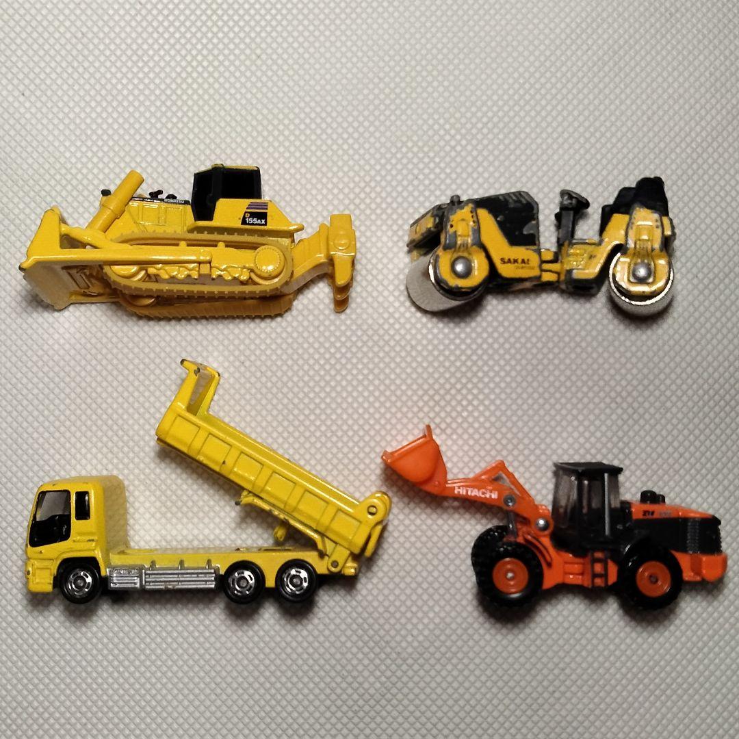 4990 ミニカー 働く車 建設土木系 工事車両セット ルース品