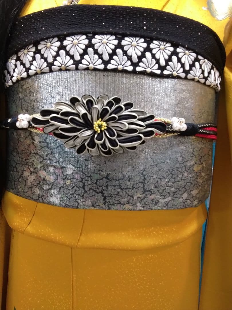 【専用】振袖フルセット、正絹振袖成人式、半襟重ね衿、帯揚げ帯締め、袋帯、長襦袢⑩