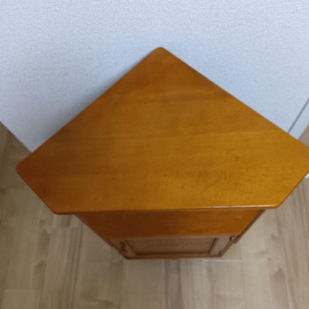 オールド　カリモク　コーナー　キャビネット　電話台　ミッドセンチュリー　電話台