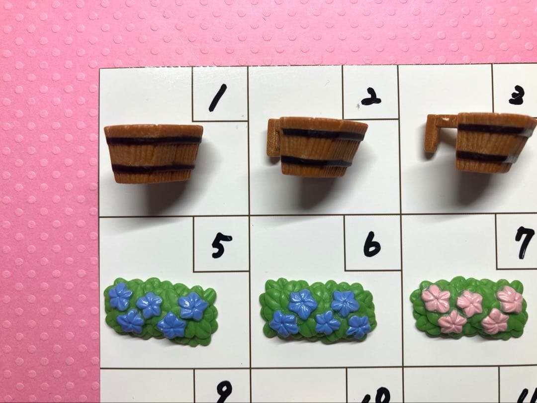 シルバニア　花小物　各¥150