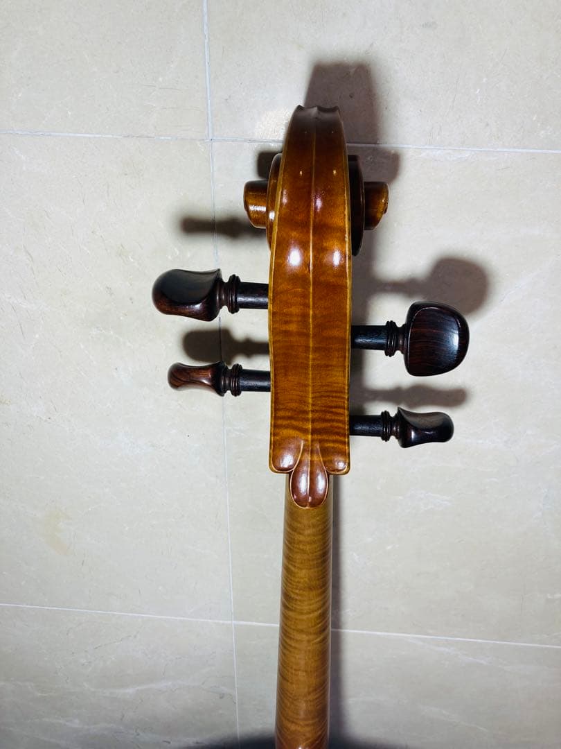 【ドイツオールドチェロ】フレッチナー　ガルネリコピー　弓2本　ハードケース