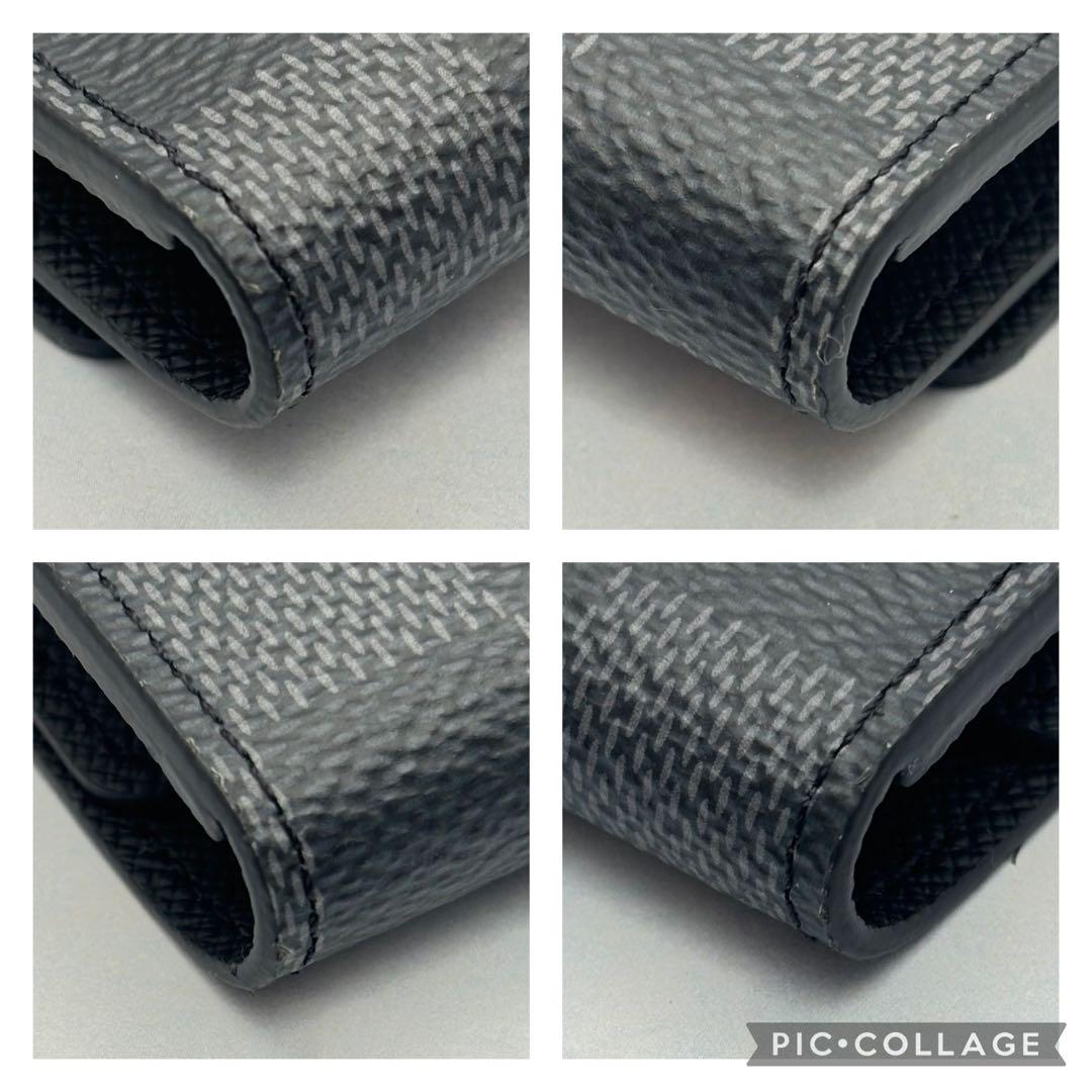 ルイヴィトン ミュルティクレ6 ダミエ グラフィット ICチップ