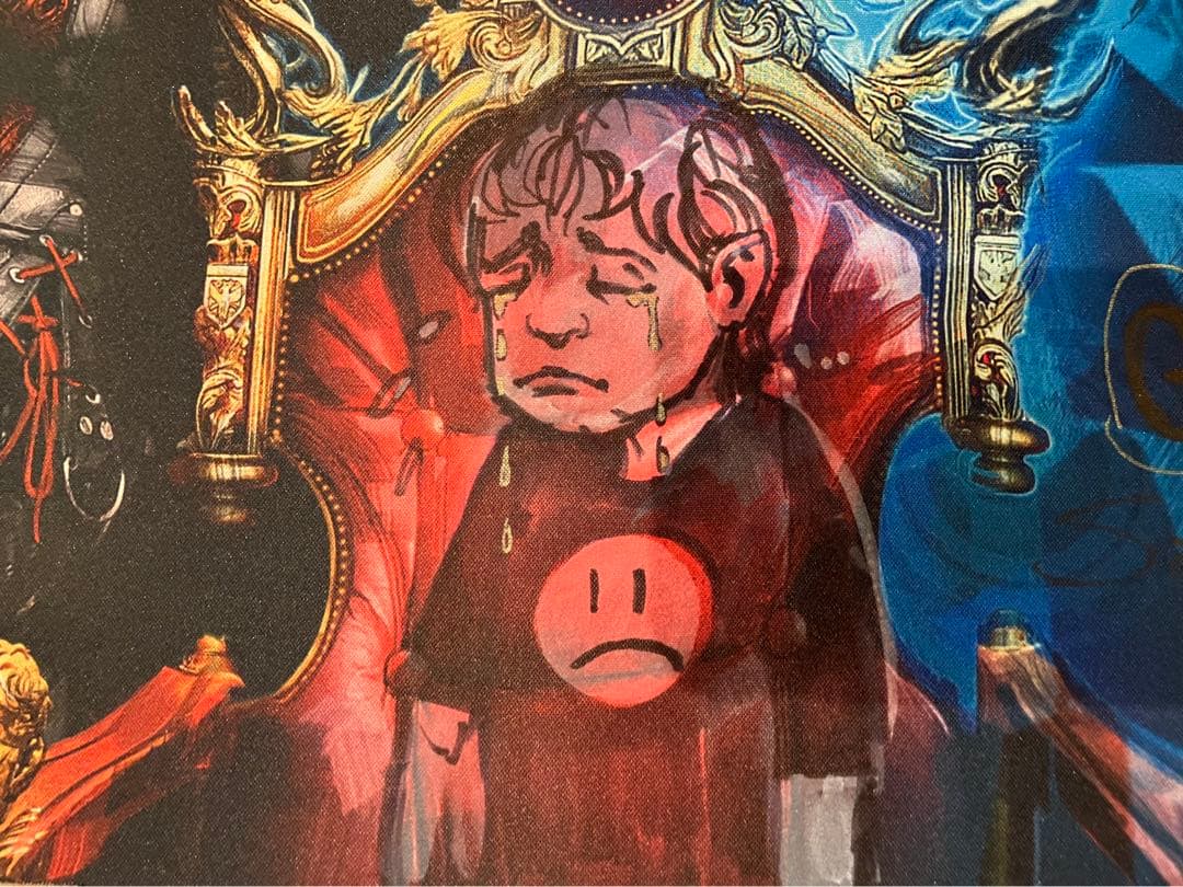 MTG 闇の腹心 プレイマット アーティスト本人によるスケッチ入り サイン