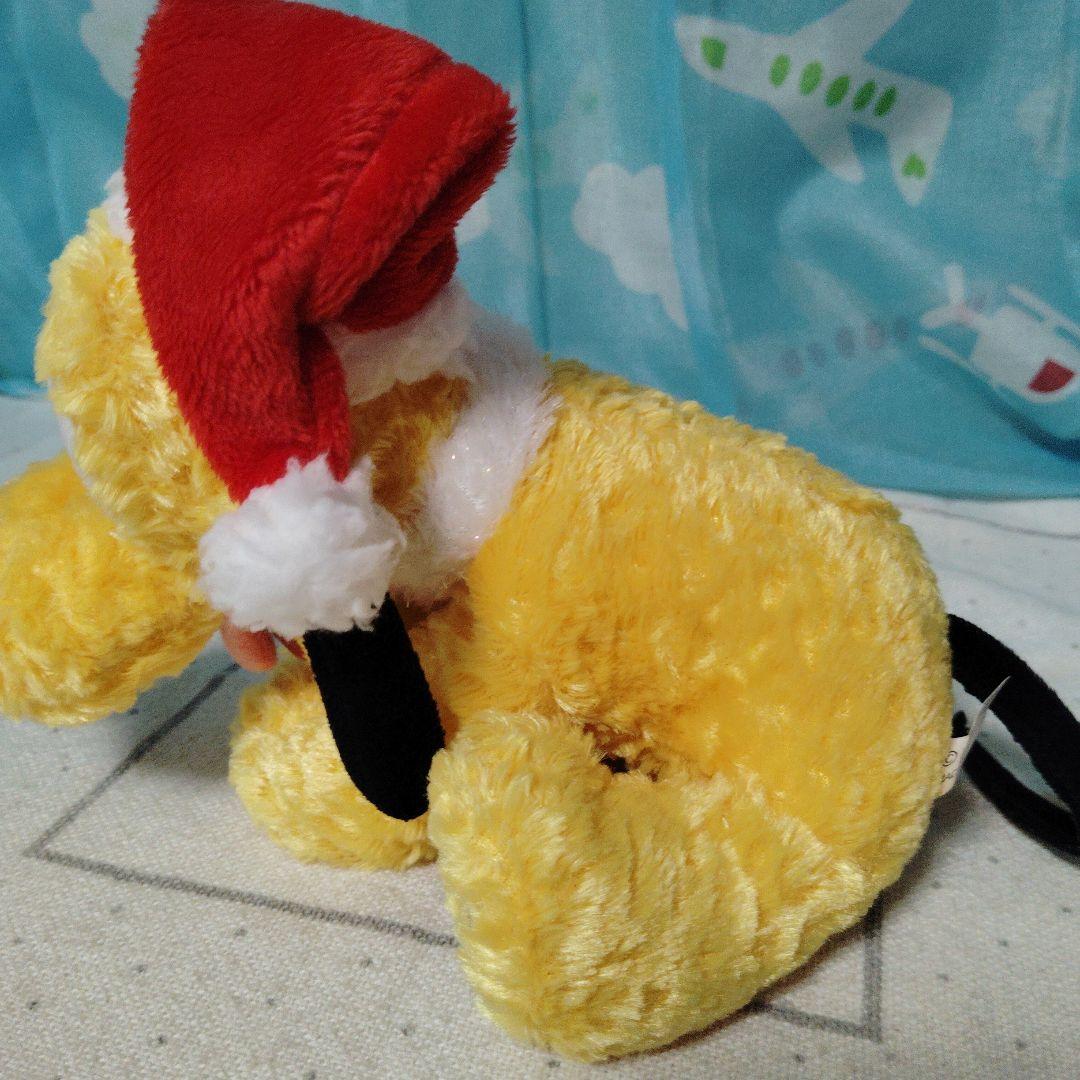 ディズニーストア サンタ　プルート ぬいぐるみ 2008年　クリスマス