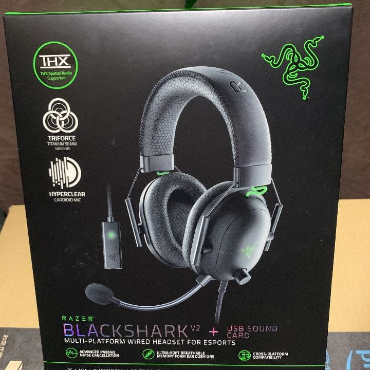 Razer BLACK SHARK v2 ほぼ未使用、美品