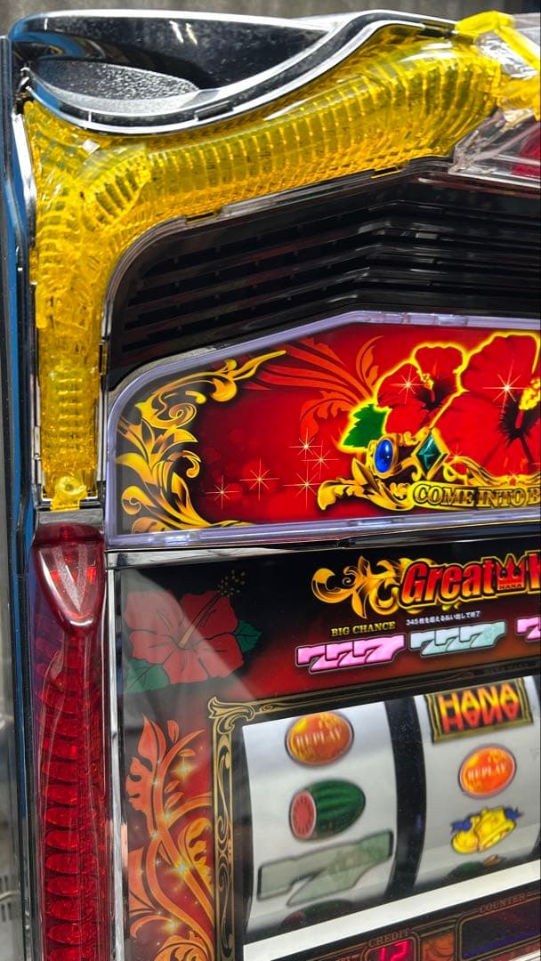 パチスロ実機 グレートキングハナハナ 家庭用電源 不要機仕様 訳あり