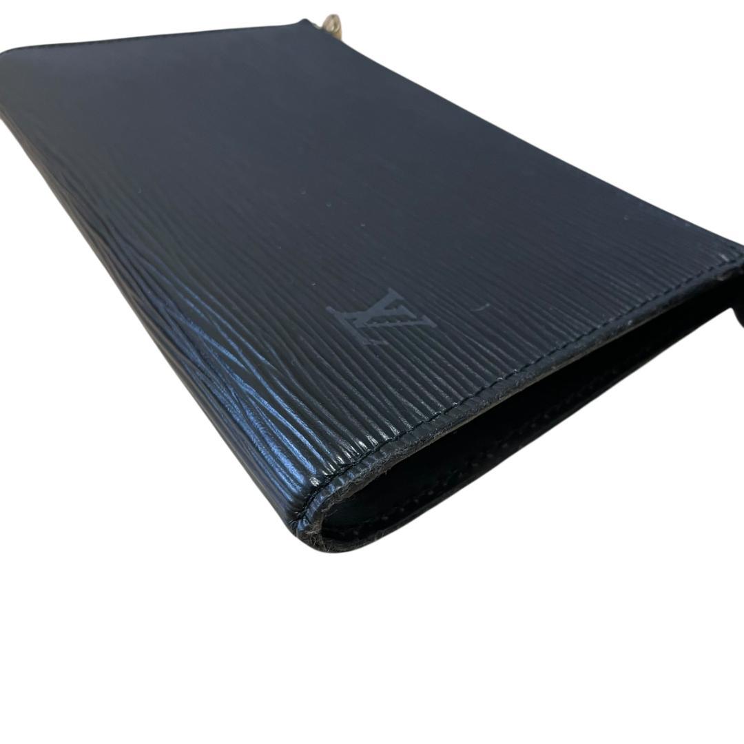 LOUIS VUITTON エピ　ポシェット　アクセサリーポーチ ノワール　黒