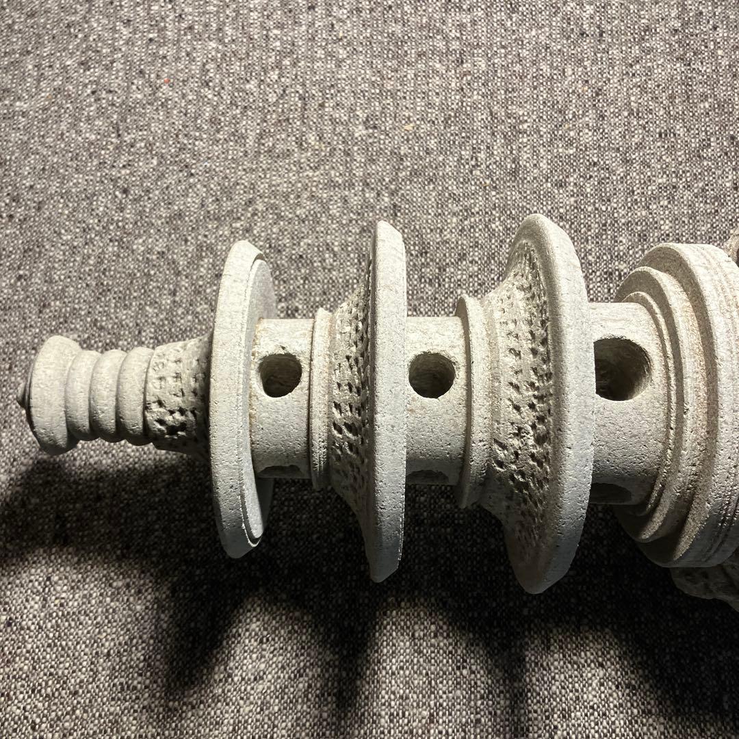 鹿沼大谷石　塔　工芸品　オブジェ　インテリア　和風　置物