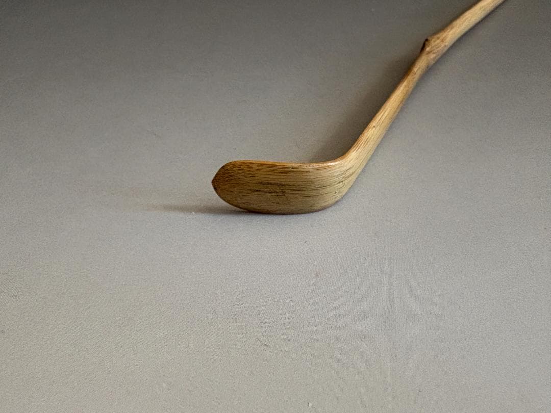 堀内宗完　兼中斎　シミ竹茶杓　銘「常盤」　茶道具