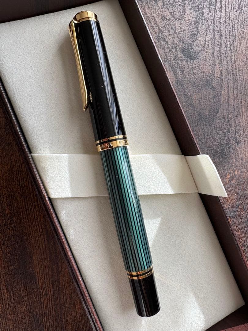 ペリカン M800 新仕様 グリーンストライプ EF