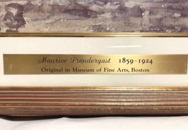 ■レプリカ■ポラロイドミュージアムコレクション■プレンダーガスト「雨の中の傘」