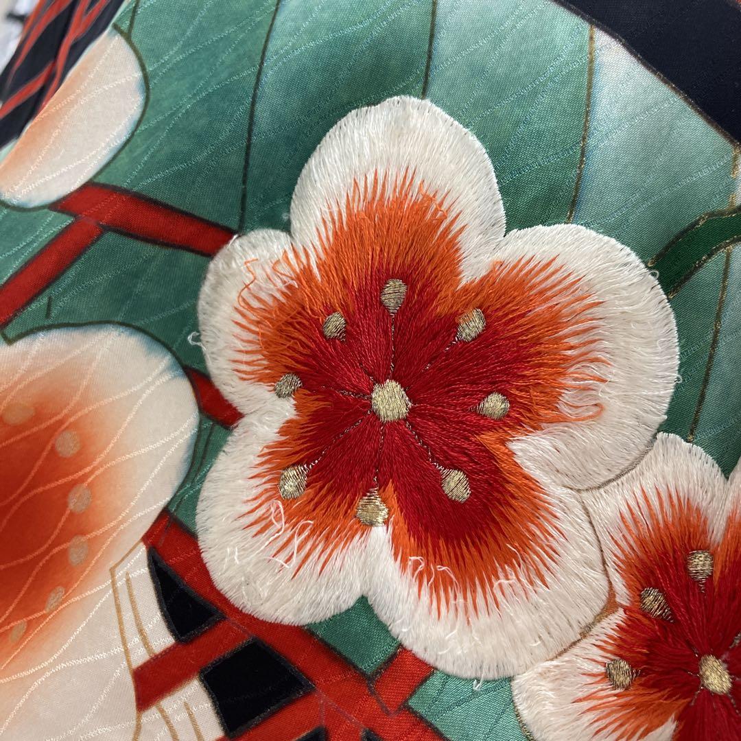 ◆mk-1045　引き振袖　お引きずり　衣装　婚礼　花嫁　金駒刺繍　k-6-2