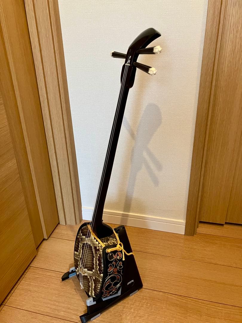 ゴーヤー　三線 八重山黒木 盛嶋開鐘タイプ