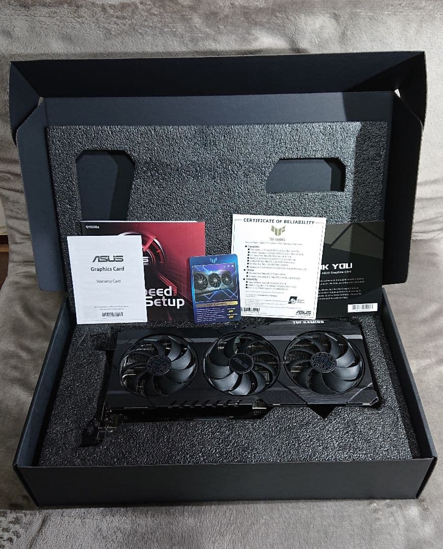 ASUS TUF GeForce RTX3060 12GB OCモデル