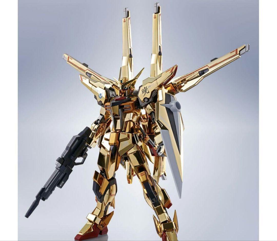 メタルロボット魂。ガンダムシードフリーダム.アカツキ.シラヌイ装備。