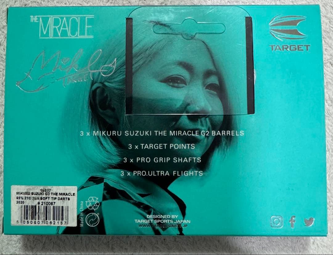 ★TARGET THE MIRACLE G2 鈴木未来 19317 ダーツセット