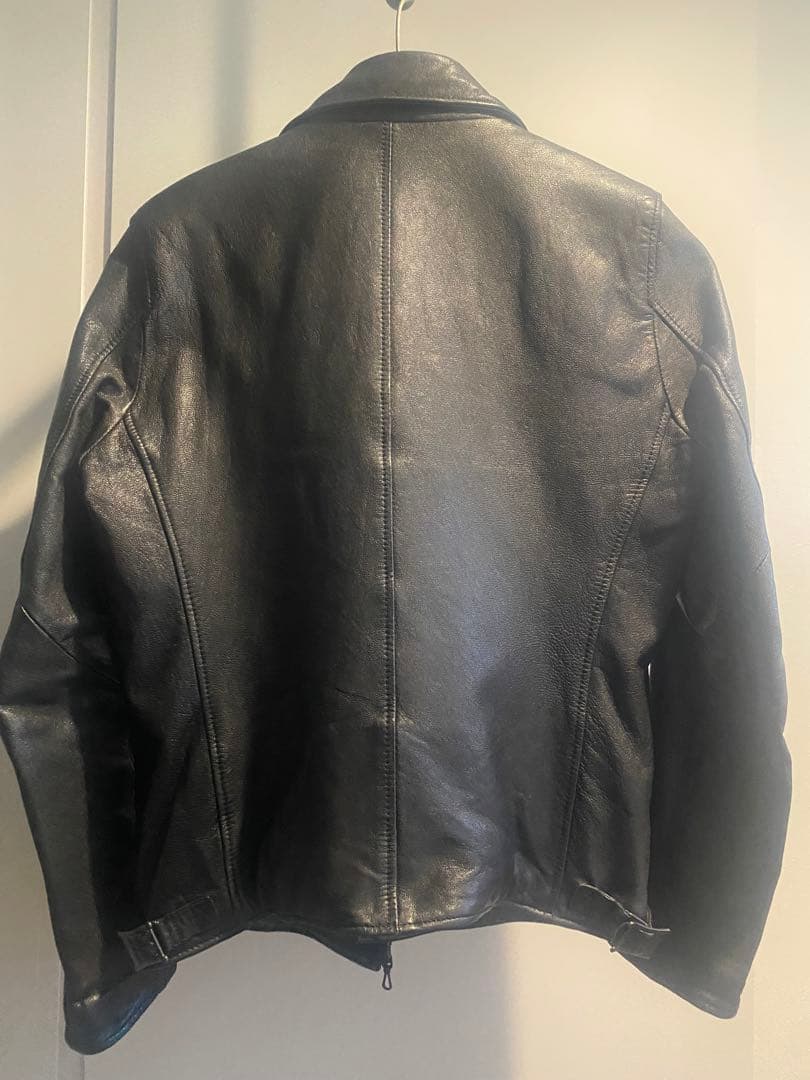 え*る様 ナノユニバース　ライダースジャケット　ダブル　羊革