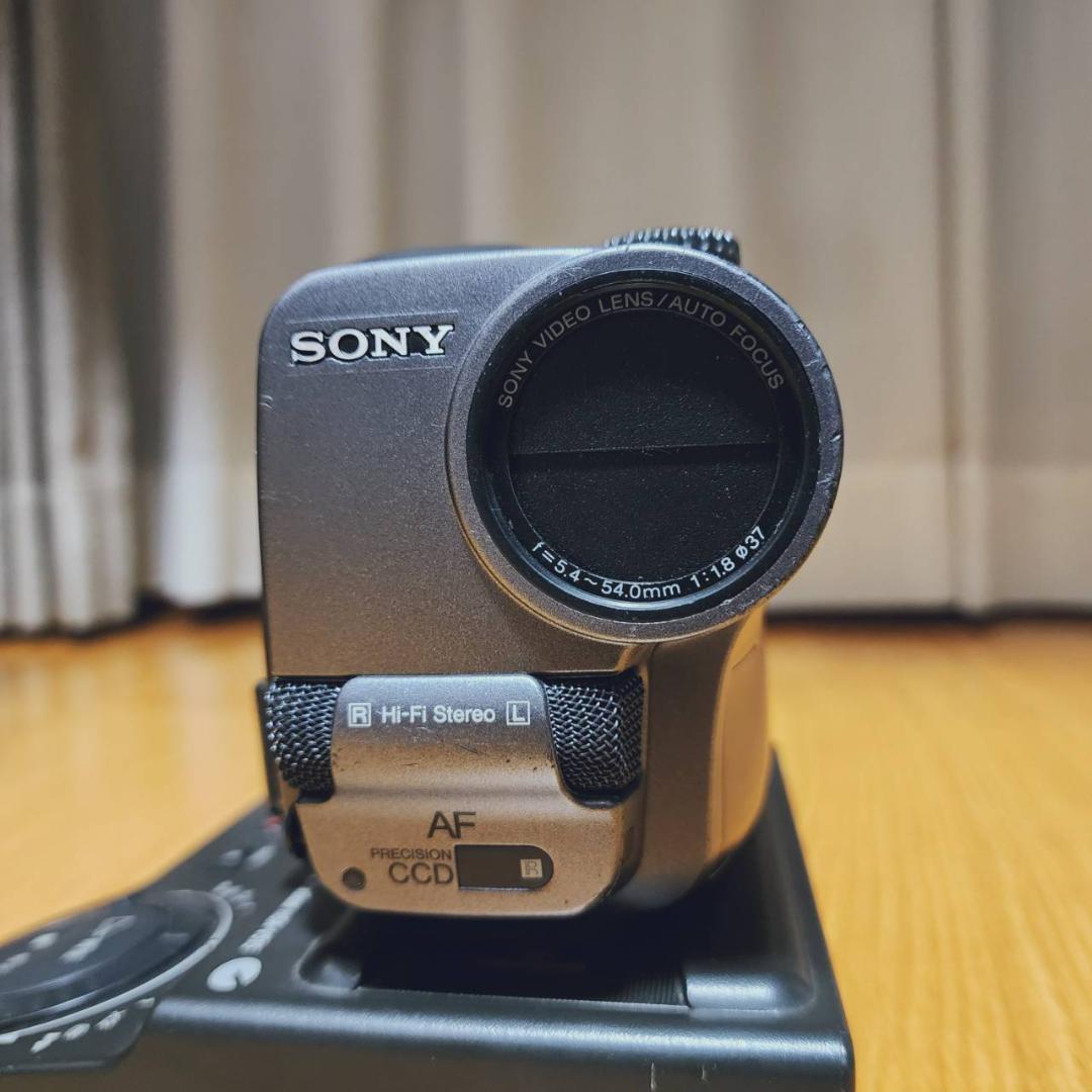 【動作確認済】高画質 SONY Hi8 8ミリ ビデオカメラ クレードル セット