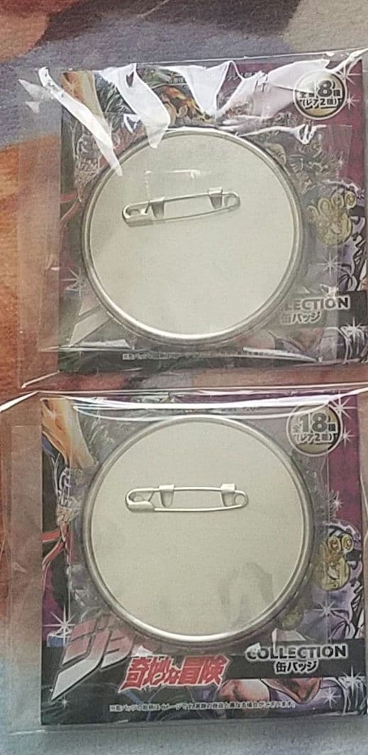 ジョジョの奇妙な冒険 50周年 原作缶バッジ ジョセフ エシディシ 柱の男たち