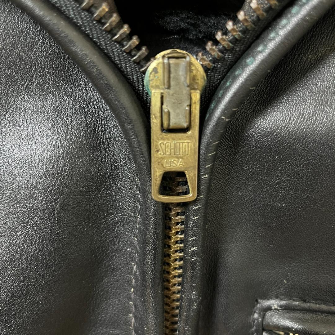 Schott ショット AT101 ライナー付き シングルライダース