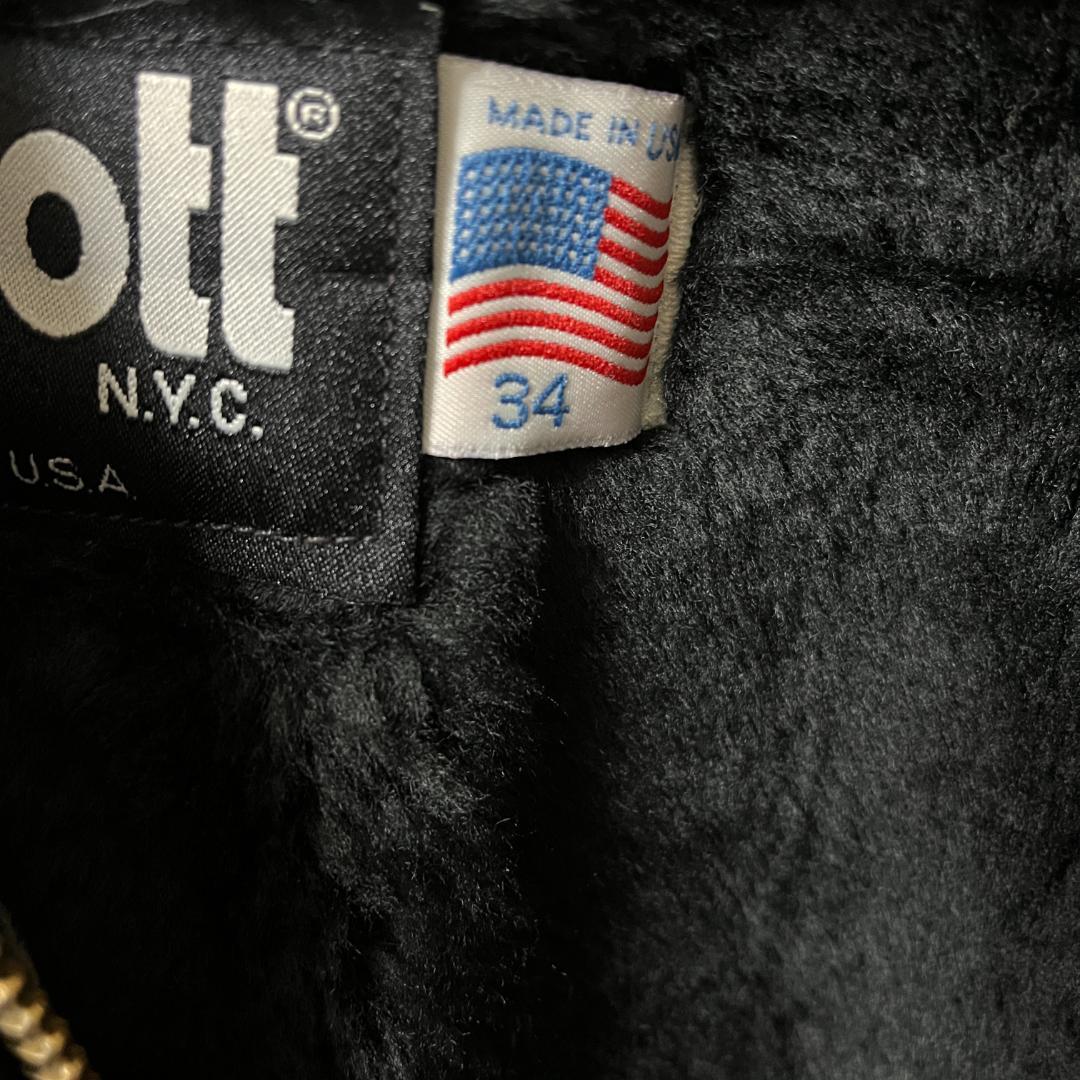 Schott ショット AT101 ライナー付き シングルライダース