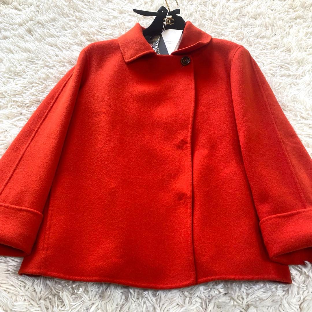 タグ付✨️MaxMara クチートアマーノ バージンウール リバーコート 38