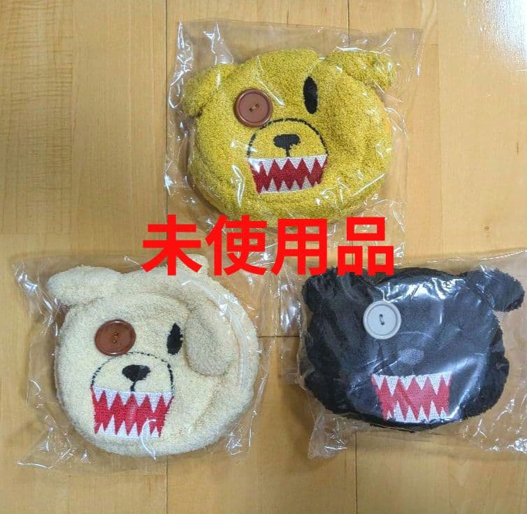 未使用品★thepillowsバスター君ぬいぐるみポーチ3種セット