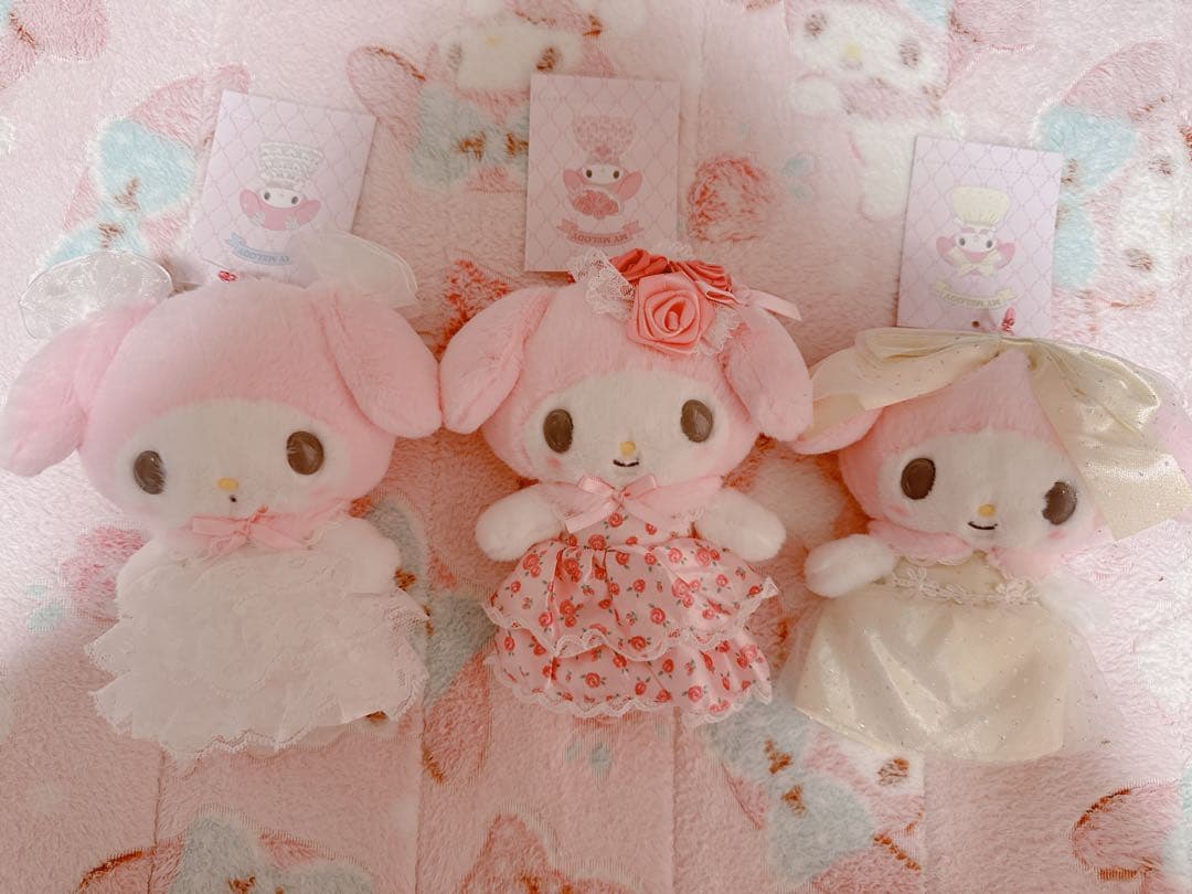 レディマイメロディ　マイメロディマスコットホルダー　3点セット