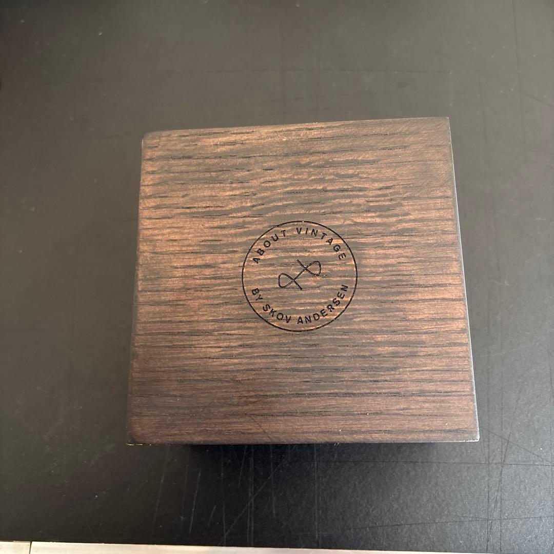 【ジャンク】ABOUT VINTAGE 自動巻き腕時計 ブラック/ゴールド