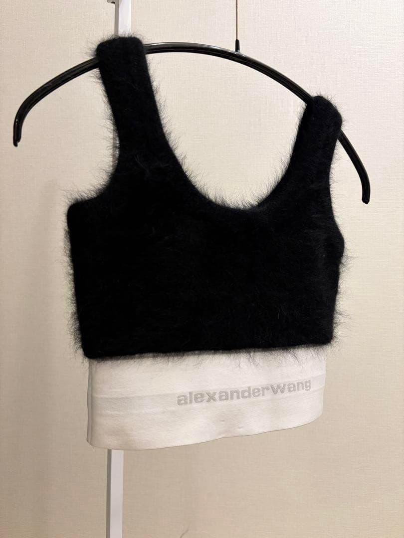 alexanderwang モヘアブラトップ ロゴ