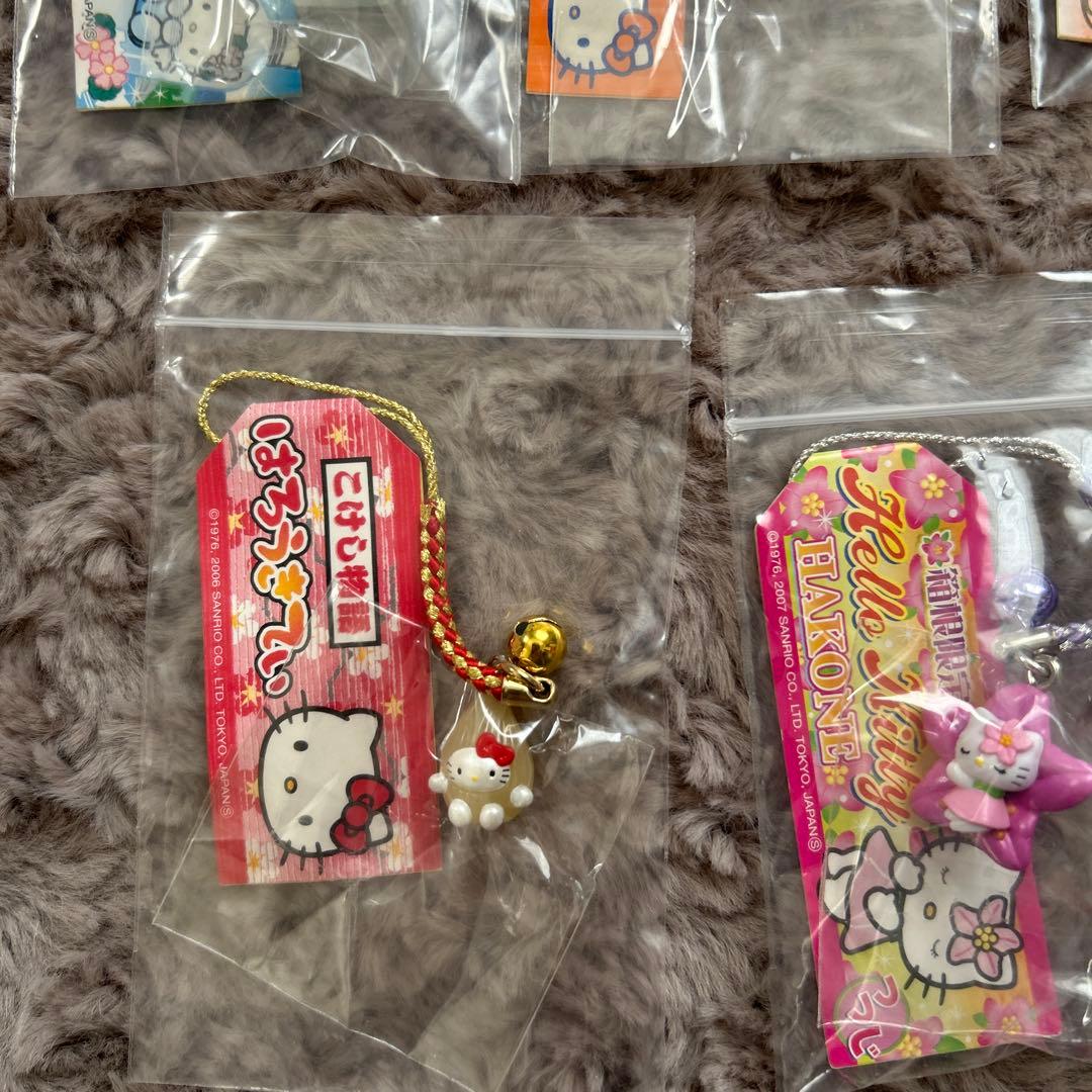 【未使用】ご当地キティ根付けシャーペンボールペン