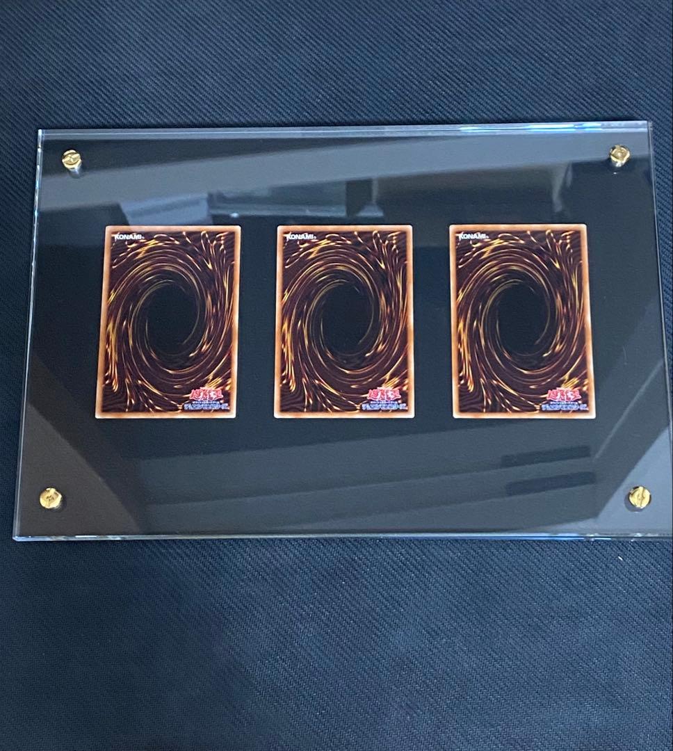 青眼の白龍 3枚セット アクリルフレーム付き　海馬セット　シク　シークレット