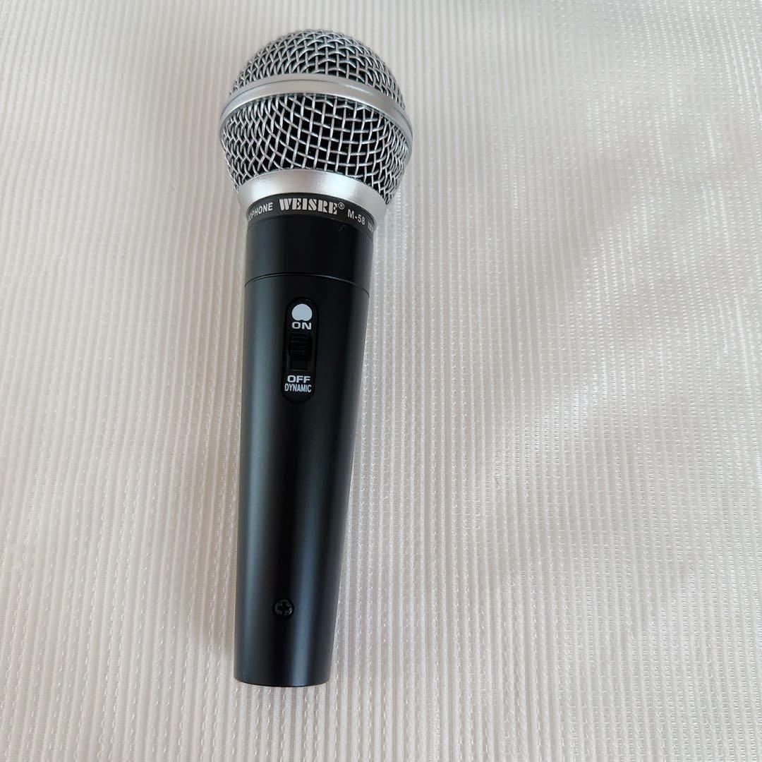✨美品✨WEISIRE ダイナミックマイク 本体とケーブル付き