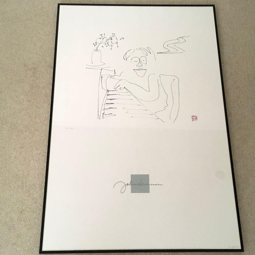ビートルズ　ジョン・レノン　John Lennon シルクスクリーン