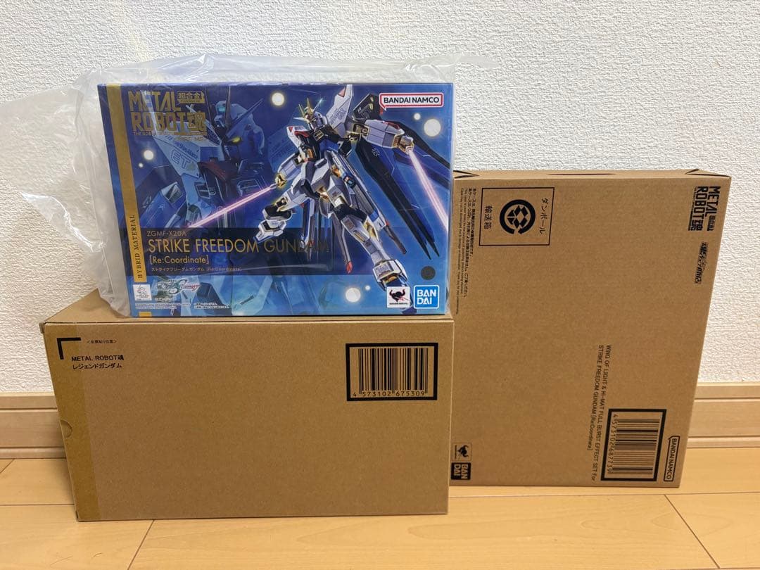 メタルロボット魂 ストライクフリーダム & 光の翼 & レジェンド 3種SET