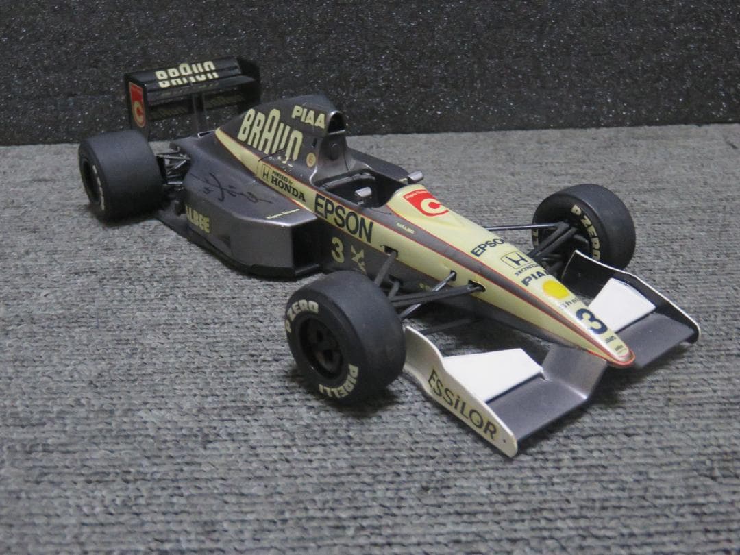 新春特別セール✨超貴重品✨プラモデル中島悟実筆サイン入りF-1ティレルHONDA