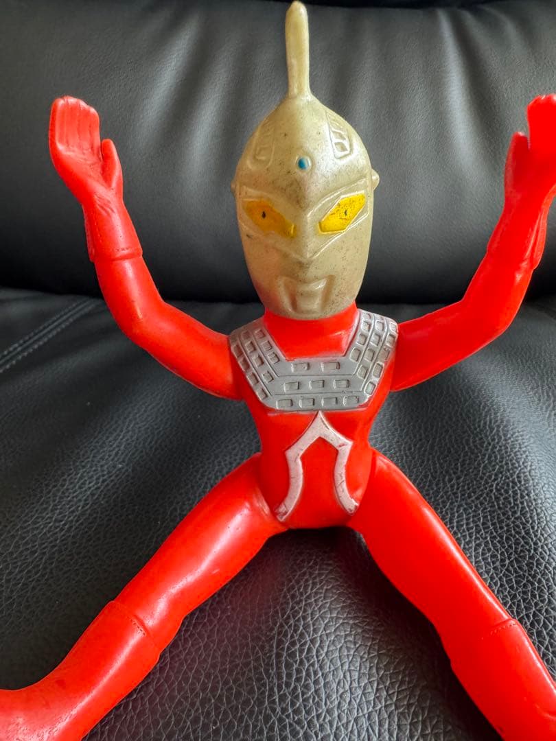 【ブルマァク初期セブン】昭和当時物 ウルトラセブン 顔グレー成形 入手困難