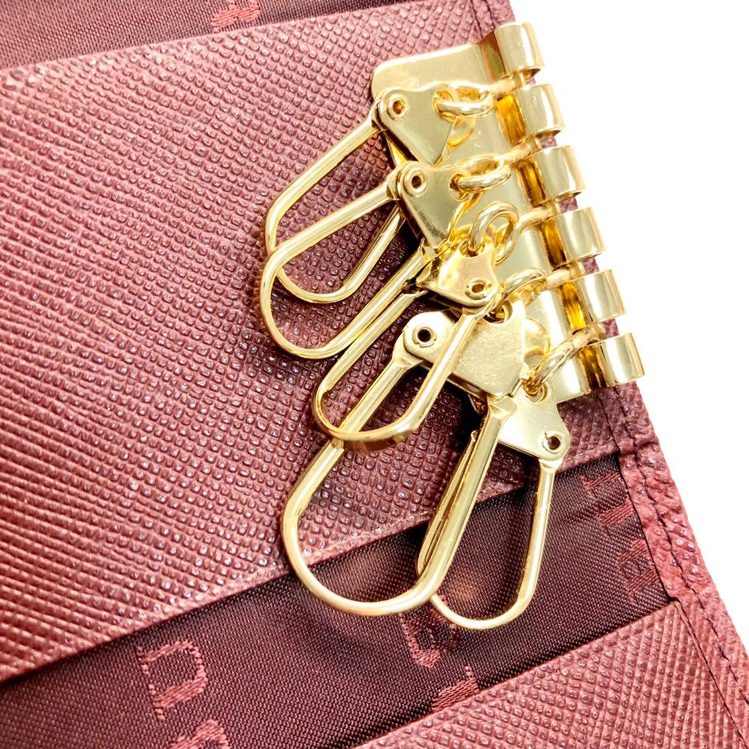 美品✨　BURBERRY バーバリー　キーケース 5連　チェック