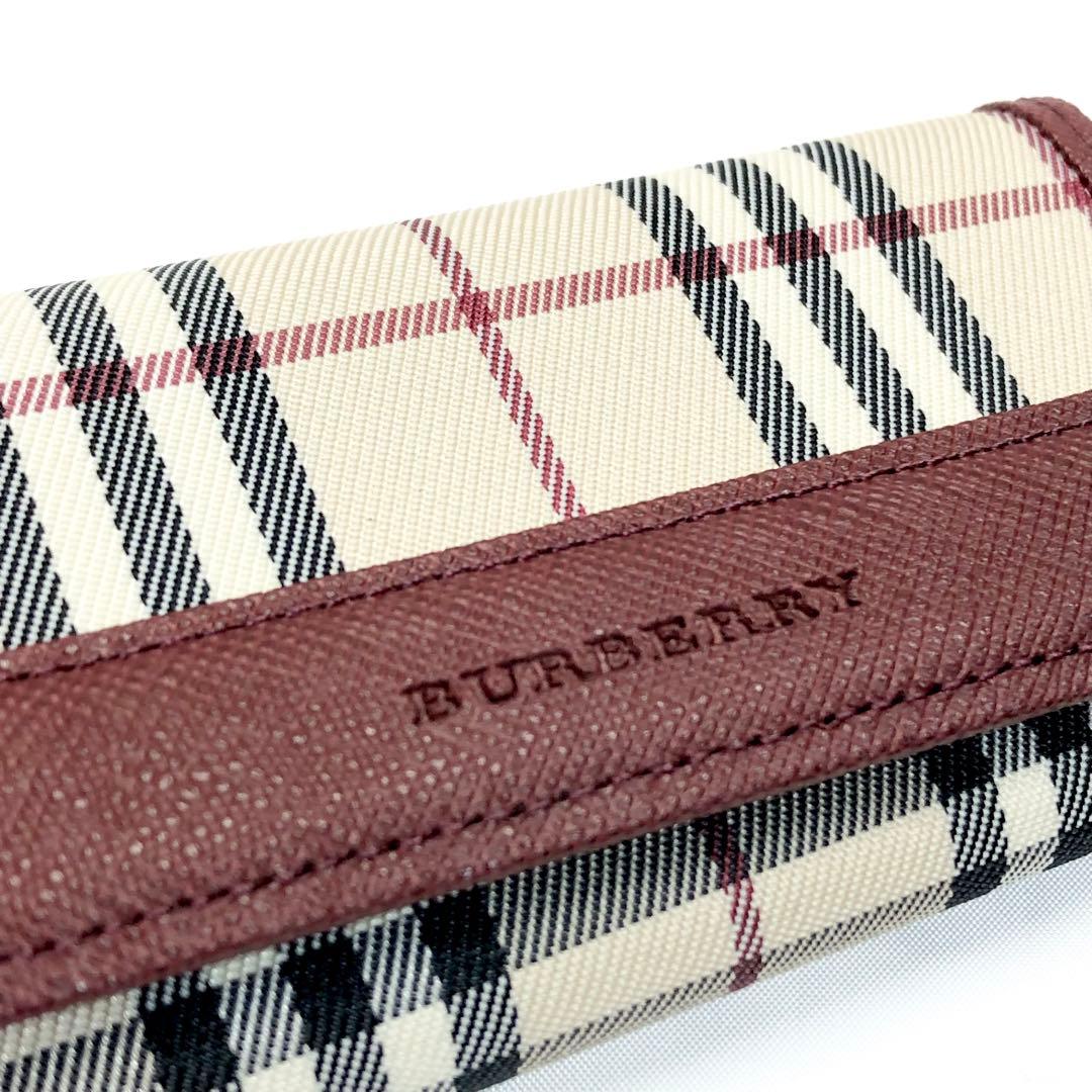 美品✨　BURBERRY バーバリー　キーケース 5連　チェック