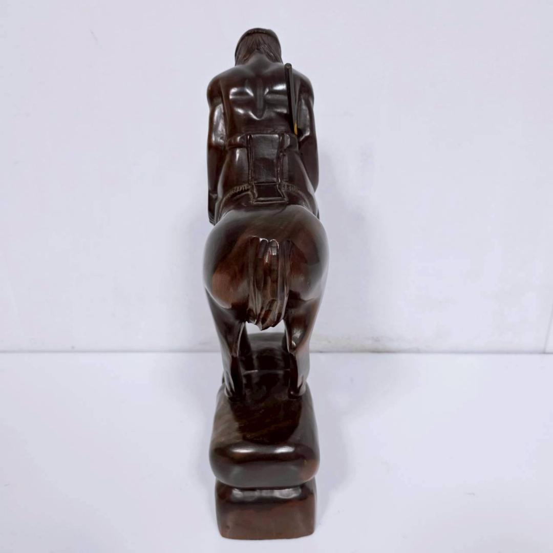 【希少】ヴィンテージ アイアンウッド彫刻 木製