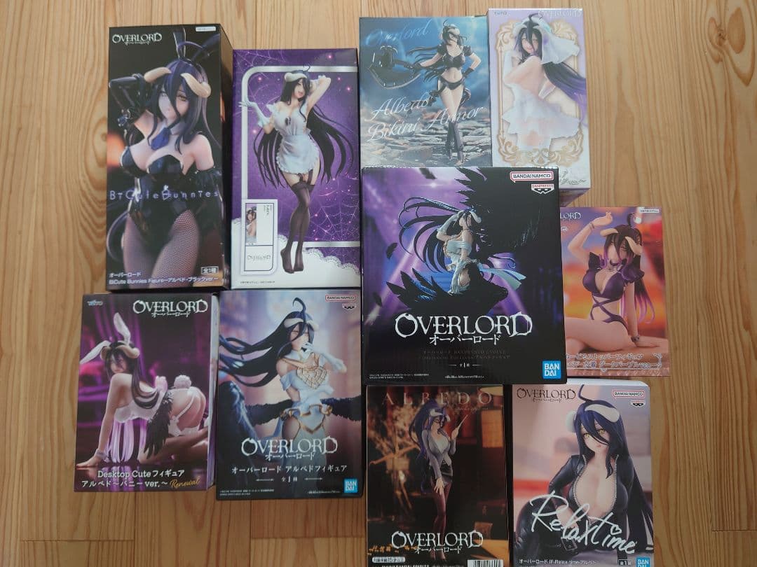 オーバーロード　アルベド　プライズ　フィギュア　景品　まとめ売り