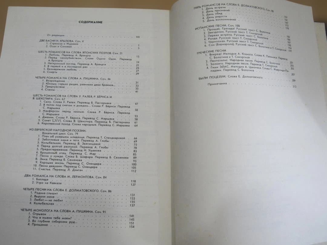 Voスコア【ショスタコービッチ；声楽作品集「ロマンスと歌」露語】(VSc348