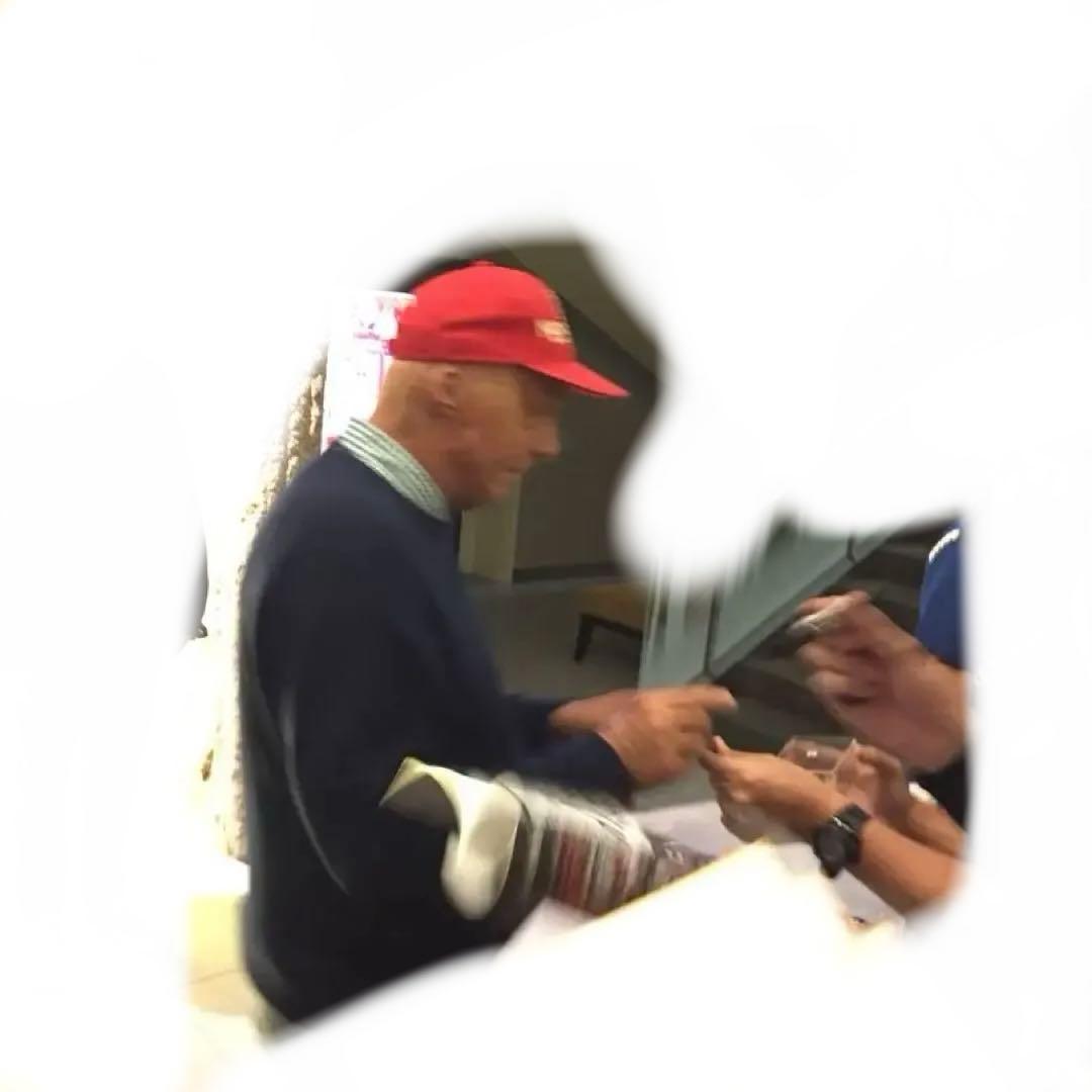 F1 Ferrari 312 T 1/43ミニカー ニキラウダ直筆サイン1:43