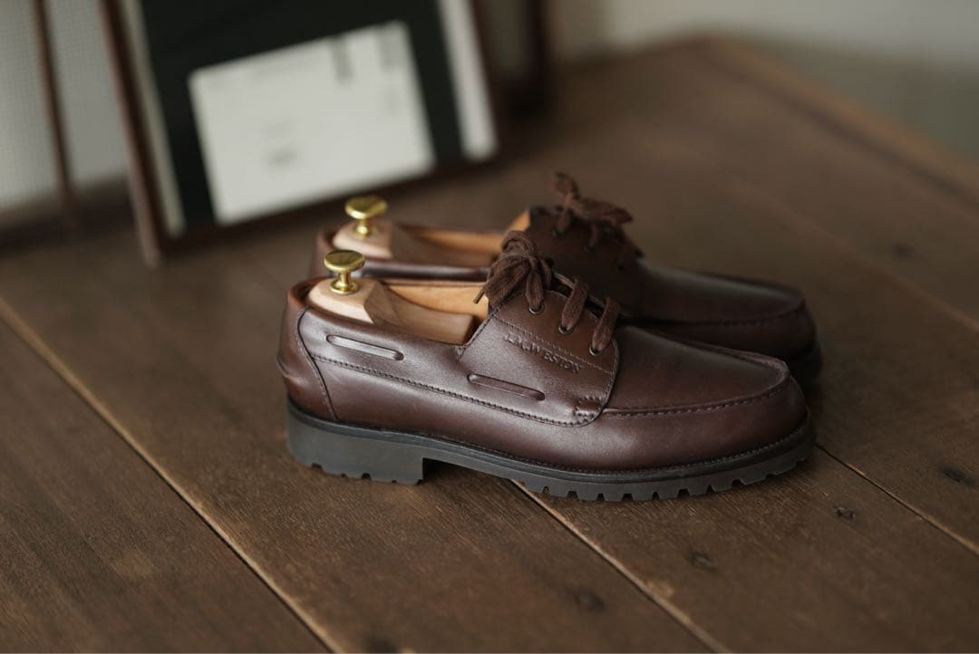 J.M.WESTON レザーシューズ ヨット ダービー 690 7.5