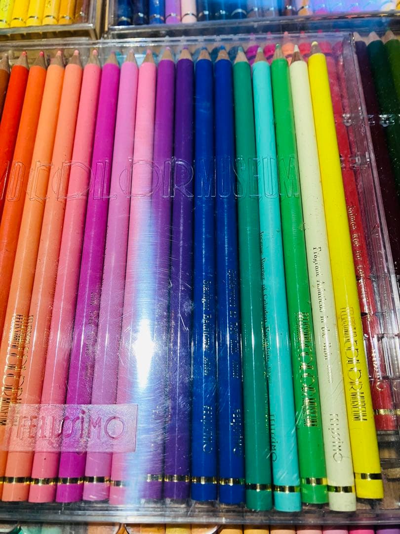 フェリシモ500色☆色鉛筆☆珍しい英名☆