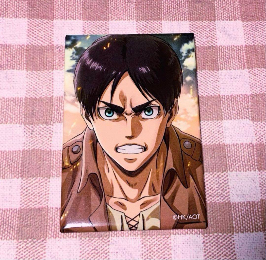 進撃の巨人 エレン wit studio スクエア缶バッジコレクション