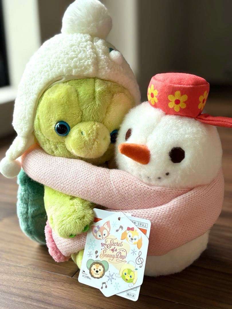 【新品】　オルメル 雪だるま ぬいぐるみ シークレットオブスノーウィーデイ