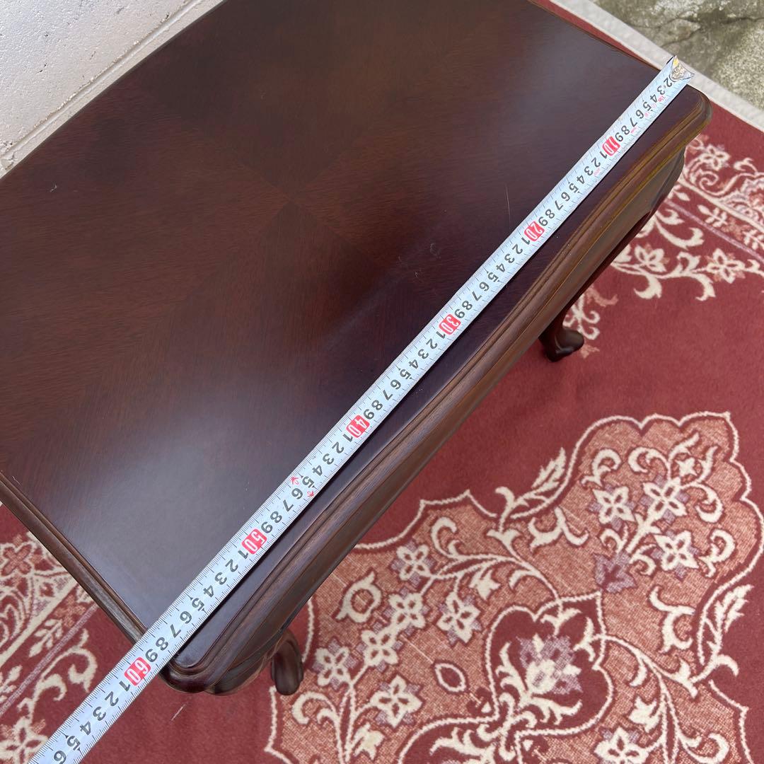 maruni マルニ家具◾️猫脚デザイン 木製サイドテーブル コーヒーテーブル