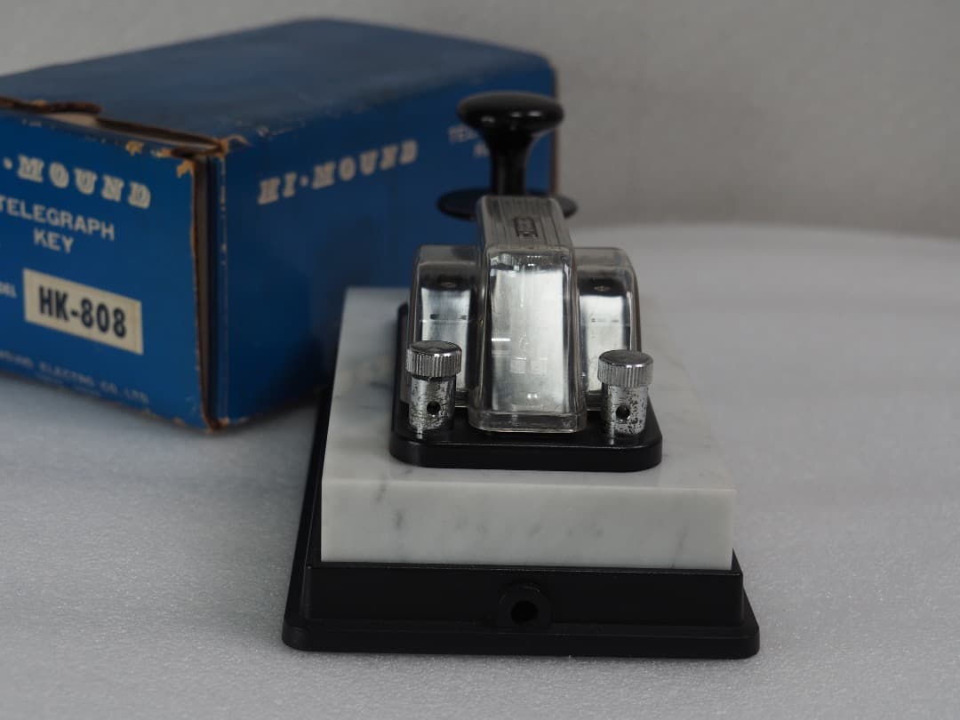 HI-MOUND ハイモンド HK-808 電けん （電信キー）箱付き